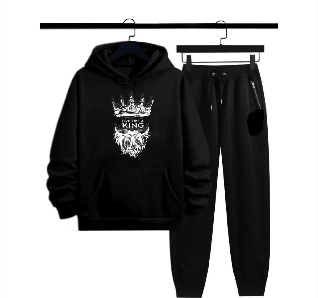 King Logo Hoodie Track Suit