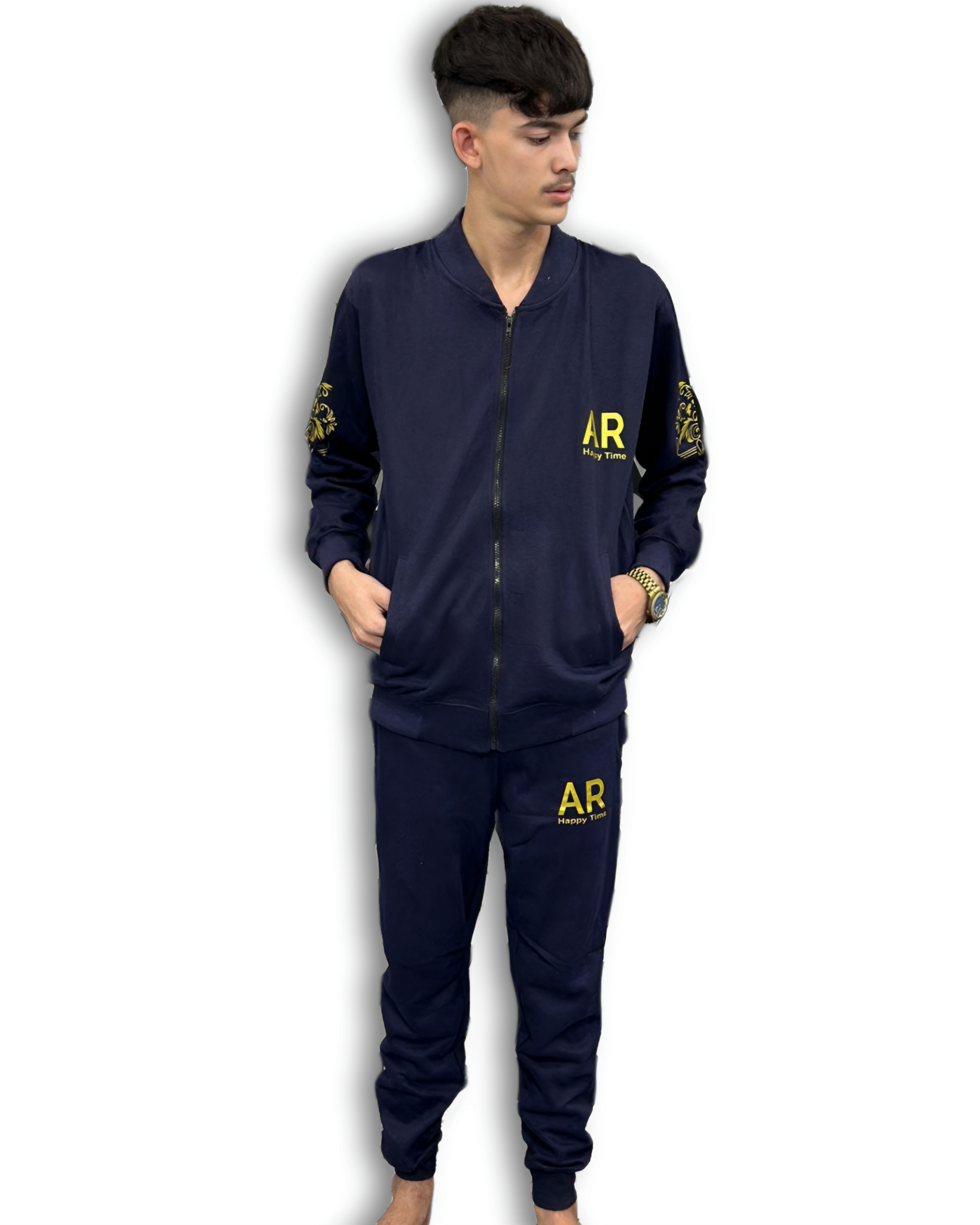 Fabricone 2 Pieces Zipper Track Suit AR Logo