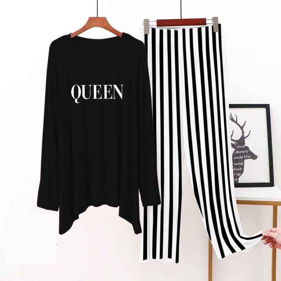 Queen Logo Night Wear For GIrls