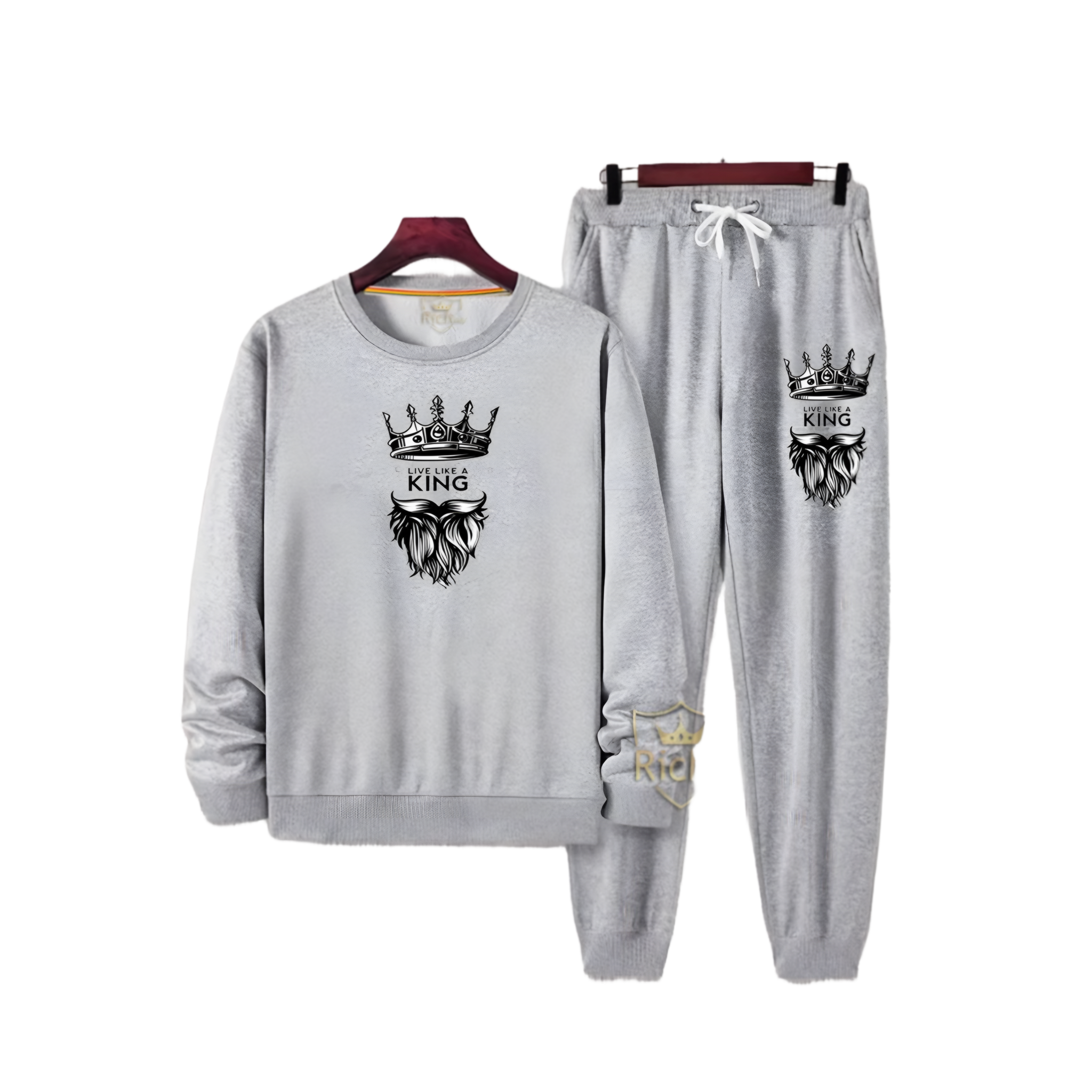 Premium Fabricone King Track Suit Silver